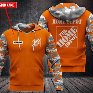 Personalized Home Depot Orange 3D Fleece Hoodie