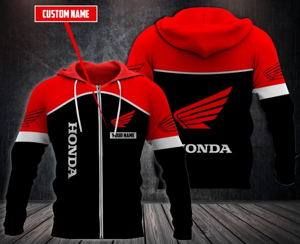 Personalized Honda 3D Fleece Hoodie