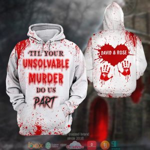 Personalized Horror Couple Till Your Unsolvable Murder Do Us Part 3D Shirt