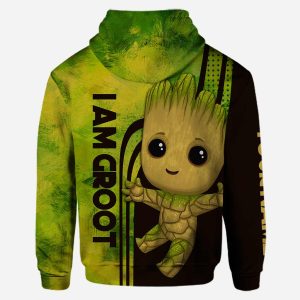 Personalized I Am Groot Baby Star Wars 3D Hoodie