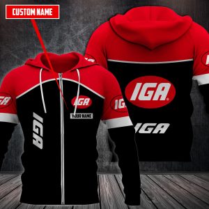 Personalized Iga 3D Fleece Hoodie