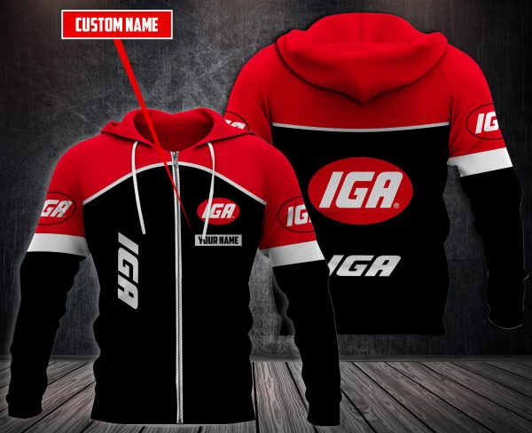 Personalized Iga 3D Fleece Hoodie