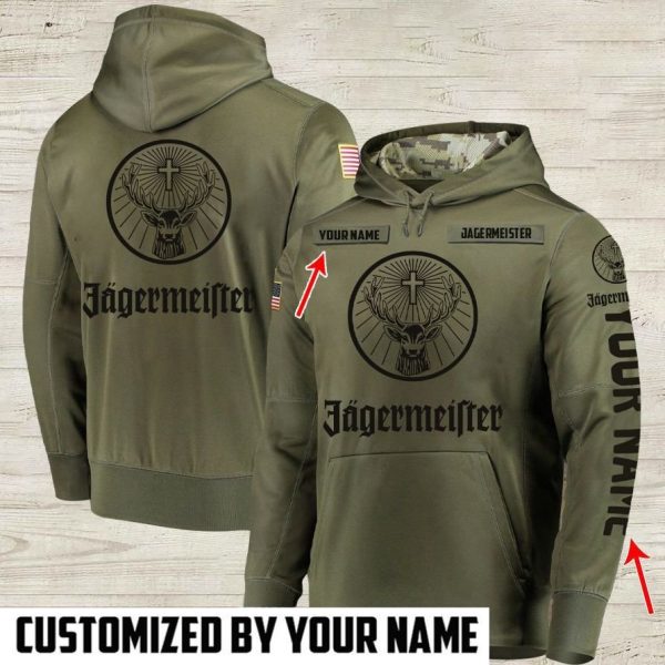 Personalized Jagermeister Army Custom 3D Hoodie