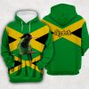 Personalized Jamaica Flag Custom 3D Hoodie