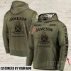 Personalized Jameson Irish Whiskey Army Custom 3D Hoodie