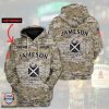 Personalized Jameson Irish Whiskey Camouflage 3D All Over Print Hoodie