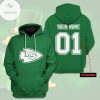 Personalized Kansas City Chiefs Green Hoodie