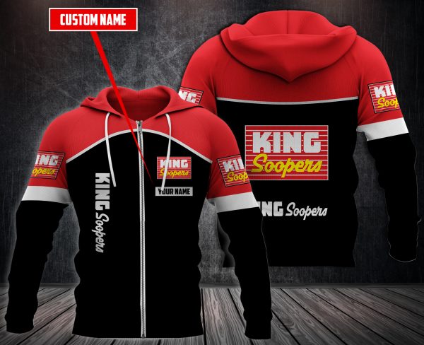 Personalized King Soopers 3D Fleece Hoodie