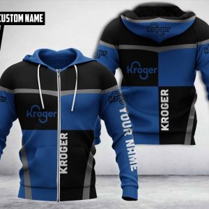 Personalized Kroger Black Blue Custom Hoodie