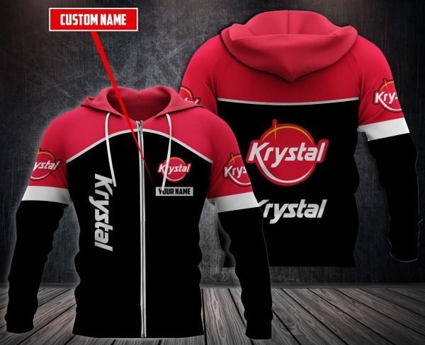 Personalized Krystal 3D Fleece Hoodie