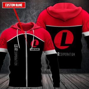 Personalized Lear Corporation 3D Fleece Hoodie