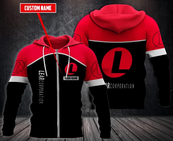 Personalized Lear Corporation 3D Fleece Hoodie