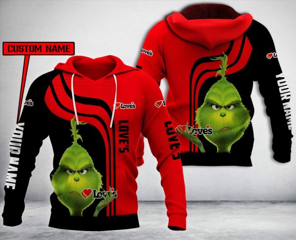 Personalized Love’S Grinch Custom All Over Print 3D Hoodie