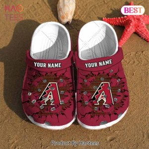 Personalized MLB Arizona Diamondbacks Broken Wall Crocs