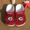 Personalized MLB Cincinnati Reds Broken Wall Crocs