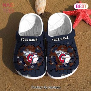 Personalized MLB Cleveland Guardians Broken Wall Crocs