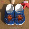 Personalized MLB New York Mets Broken Wall Crocs