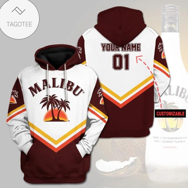 Personalized Malibu Drink Logo Hoodie