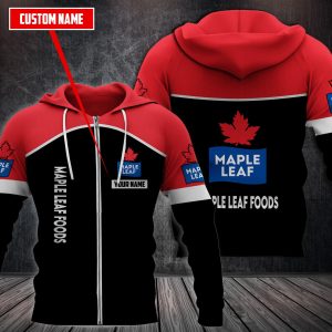 Personalized Maple Leaf Foods 3D Hoodie