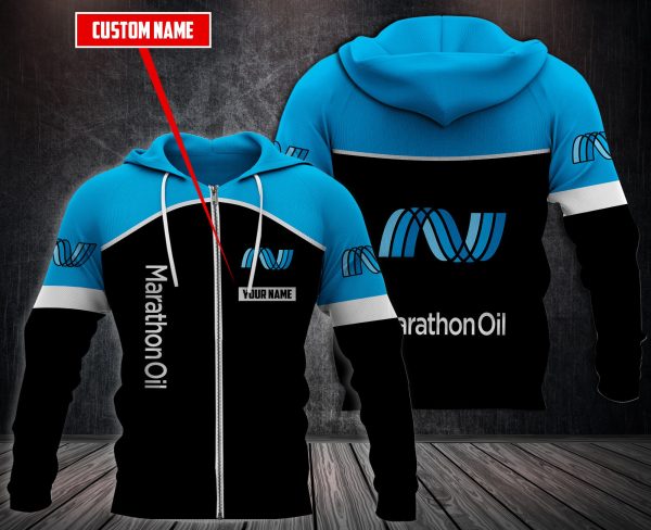 Personalized Marathon Oil 3D Hoodie