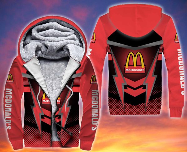 Personalized Mcdonald’S 3D Fleece Hoodie