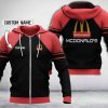 Personalized Mcdonald’S Black Red Custom Hoodie