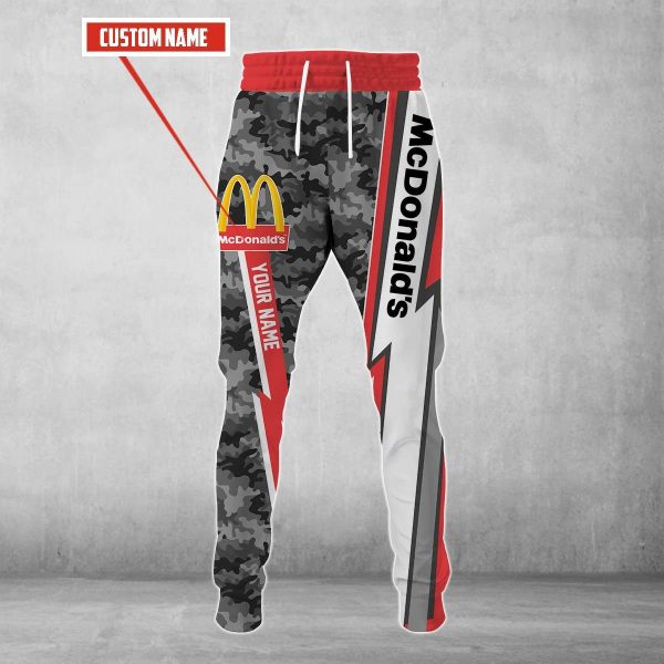 Personalized Mcdonald’S Camo Custom 3D Hoodie