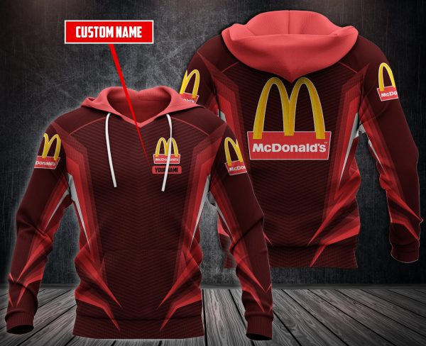 Personalized Mcdonald’S Red Custom All Over Print 3D Hoodie