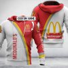 Personalized Mcdonald’S White Red Custom All Over Print 3D Hoodie