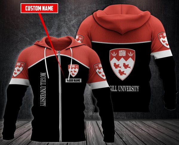 Personalized Mcgill University Custom Hoodie