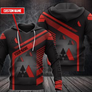 Personalized Mclane Black Red Custom All Over Print 3D Hoodie