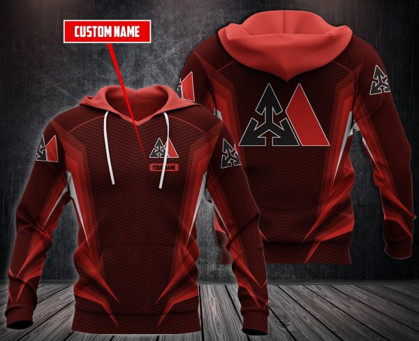 Personalized Mclane Red Custom All Over Print 3D Hoodie