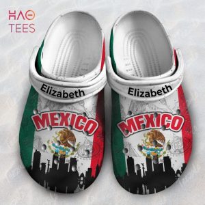 Personalized Mexico Flag Heritage Symbols Crocs Shoes