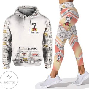 Personalized Mickey Mouse There’Ll Be Magic Hoodie And Leggings