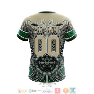 Personalized Minnesota Wild Nhl Norse Viking Symbols Custom 3D Shirt