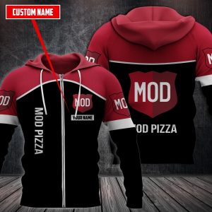 Personalized Mod Pizza 3D Fleece Hoodie