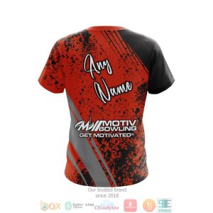 Personalized Motiv Pride Bowling Custom Black Red 3D Shirt