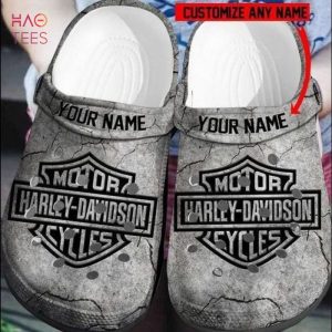 Personalized Motor Harley Davidson Crocs Clog Shoes