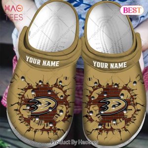 Personalized NHL Anaheim Ducks Broken Wall Crocs