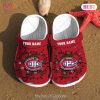 Personalized NHL Montreal Canadiens Broken Wall Crocs