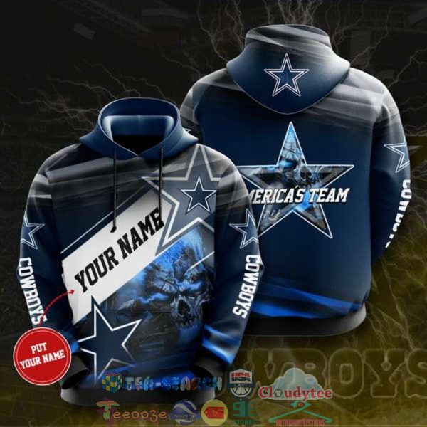 Personalized Name America’S Team Nfl Dallas Cowboys Hoodie 3D