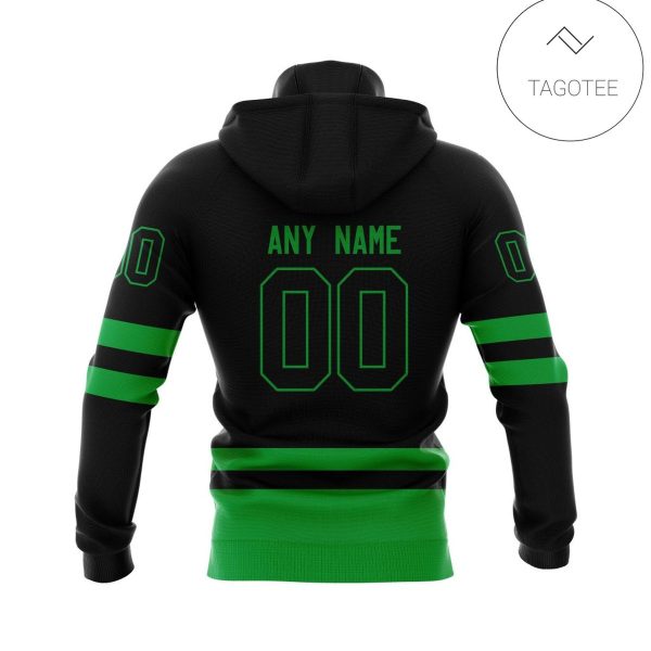 Personalized Name And Number Dallas Stars With 55 Years Anniversary Mask Hoodie