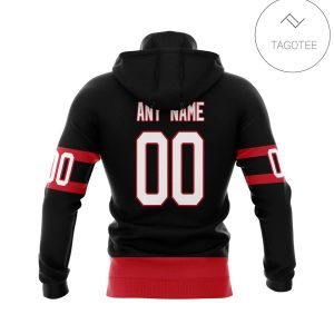 Personalized Name And Number Ottawa Senators With 30 Years Anniversary Mask Hoodie