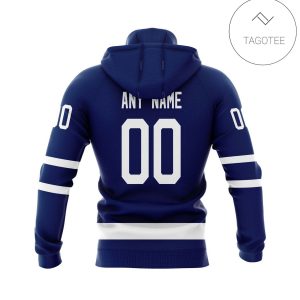 Personalized Name And Number Toronto Maple Leafs With 105 Years Anniversary Mask Hoodie