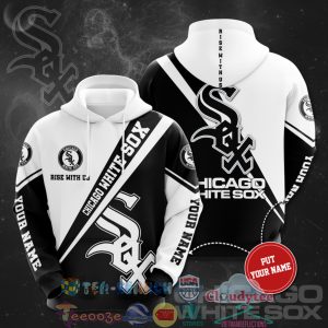 Personalized Name Mlb Chicago White Sox Rise With Us Hoodie 3D