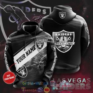 Personalized Name Raiders Nation Nfl Las Vegas Raiders Hoodie 3D