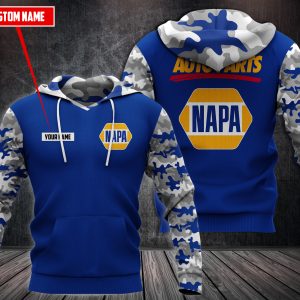 Personalized Napa Auto Parts 3D Fleece Hoodie