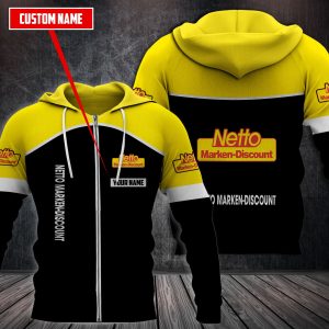 Personalized Netto Marken-Discount 3D Fleece Hoodie