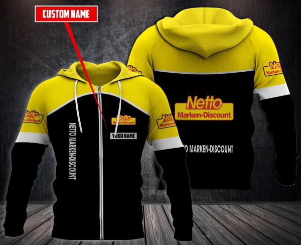 Personalized Netto Marken-Discount 3D Fleece Hoodie