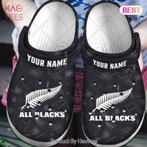 Personalized New Zealand Rugby All Blacks Crocs